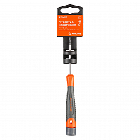 Отвертка крестовая PH00x60мм, магнитный наконечник, пласт.подвес