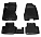 Ковры для Nissan X-Trail (07-14), 4 шт., выс.борт, 3D с подпятником, ТЭП, черн. airline ACM-PS-90 