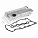 Крышка клапанная для а/м Chevrolet Cruze (09-)/Aveo (11-)/Opel Zafira (05-)/Mokka (12-)/Astra H (04-)/Astra J (09-) 1.6i/1.8i (алюм., с прокл.)
