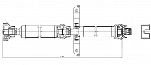 Карданный вал в сборе для автомобилей Audi Q5 (08-) (8-ст. АКПП) (quattro) задний