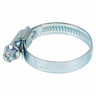 Хомут 25-40/9мм, червячный, усиленный, W1(оцинк), 1 шт.
