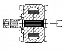 Ротор генератора для автомобилей Mitsubishi Lancer X (07-) 1.5i/1.6i/ASX (10-) 1.6i