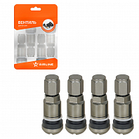 Вентиль для б/к шин MS525DG, графит, алюминий, 4 шт.