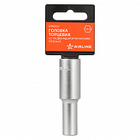 Головка торцевая 1/2" двенадцатигранная 8мм глубокая, пласт. подвес