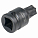 Головка ударная торцевая 1/2&quot; DR внешний TORX T60 L=45мм airline ATAS057 