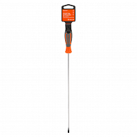 Отвертка шлицевая SL4.0x250мм, магнитный наконечник, пласт.подвес