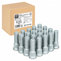 Шпилька колесная M12x1,5x28,5x45,5, d посадки 14,3, дакромет, 20 шт для а/м Toyota/Mazda/Hyundai