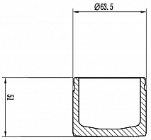 Поршень суппорта для автомобилей Geely Atlas (16-)/Atlas Pro (19-)/Belgee X70 (24-) передний d=63.5мм