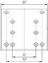 Накладка тормозной колодки для автомобилей MAN/Mercedes (WVA 19495) ремкомплект 8 шт. R1 с заклёпками