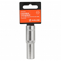 Головка торцевая 1/2" двенадцатигранная 12мм глубокая, пласт. подвес