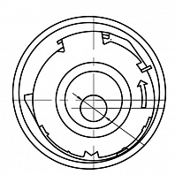 Ролик ГРМ для автомобилей Лада 2170 (автоматический) (натяжной)