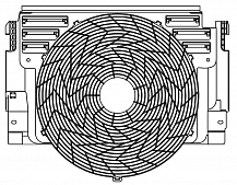 Кожух электровентилятора охлаждения для а/м BMW X5 (E53) (00-)