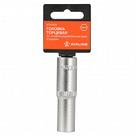 Головка торцевая 1/2" двенадцатигранная 13мм глубокая, пласт. подвес