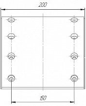 Накладка тормозной колодки для прицепов BPW/SAF (WVA 19477/19478) ремкомплект 4+4 шт. R1 с заклёпками