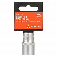 Головка торцевая 1/2" двенадцатигранная 16мм, пласт. подвес