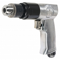 Дрель пневматическая ДП1, 1800 об/мин с реверсом, с оснасткой 16 пр., кейс