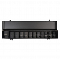 Набор головок ударных 1/2" 38мм 12пр. (10-24мм) мет. кейс