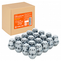 Гайка колесная M14x1,5x36,8, конус, ключ 21, закрытая, хром для а/м Land Rover/Ford