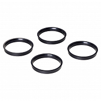 Кольцо центровочное для литого диска 73.1-67.1мм, комплект 4 шт., пластик