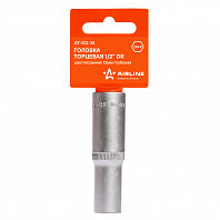 Головка торцевая 1/2" DR шестигранная 12мм глубокая пласт. подвес