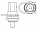 Датчик температуры для автомобилей VW Golf IV (98-)/Golf V (03-)/Passat B5 (96-)/Jetta (04-)/Skoda Octavia (96-)/Audi A6 (C5) (97-)/A4 (B5) (94-)