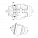Картридж турбокомпрессора для а/м Boxer III /Citroen Jumper III (06-)/Ford Transit (06-) 2.2D/2.4D (тип TD03) luzar LAT 5006 0375K7 9659765280 6U3Q6K682AE 1372799 6C1Q6K682DC 6C1Q6K682DE 4913105401