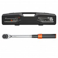 Ключ динамометрический 1/2" 20-120Нм PRO, кнопка быстр.сброса, алюмин.рук. кейс