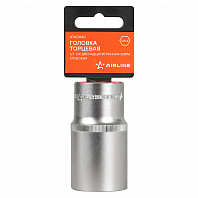 Головка торцевая 1/2" двенадцатигранная 32мм глубокая, пласт. подвес