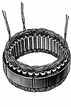 Статор генератора для автомобилей Ford Focus I (98-) 1.6i/1.8i/2.0i/Focus II (04-) 1.4i/1.6i (D=118мм)