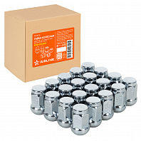 Гайка колесная M12x1,5x34,5, сфера R12, ключ 19, закрытая, хром для а/м Honda