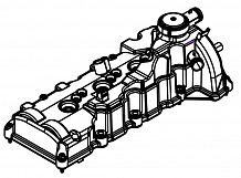 Крышка клапанная для а/м VW Touareg (10-)/Porsche Cayenne (10-) 3.0D (правая)