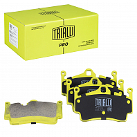 Колодки тормозные дисковые задние (керамические) для автомобилей Porsche Boxster (982) (12-) [серия PRO]