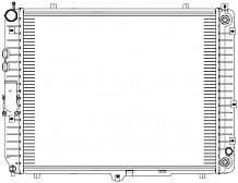 Радиатор охлаждения для а/м ТагАЗ Tager (08-) 3.2i AT