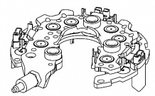 Мост диодный генератора для автомобилей Ford Focus II (04-) 1.8i/2.0i/Toyota Rav 4 (12-) 2.0i