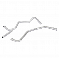 Патрубок радиатора отопителя для а/м УАЗ 3163 Патриот (09.2016-) (тип KDAC) (алюм.) (комплект, 2шт.)