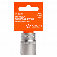 Головка торцевая 1/2" DR шестигранная 21мм пласт. подвес