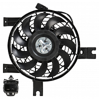 Электровентилятор кондиционера для автомобиля Toyota Land Cruiser 100 (98-) (с кожухом)