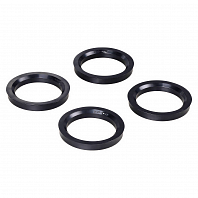 Кольцо центровочное для литого диска 73.1-56.6мм, комплект 4 шт., пластик