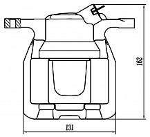 Суппорт тормозной для автомобилей Chery Arrizo 8 (22-) передний правый d=57мм