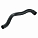 Патрубок охл. для а/м Ford Fiesta (08-) 1.25i/1.4i/1.6i верх. (EPDM, 1шт.)