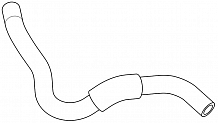 Патрубок отоп. для а/м Kia Sorento II (09-)/Hyundai Santa Fe (12-) 2.2D AT подвод. (EPDM,1шт.)
