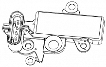 Регулятор напряжения генератора для автомобилей Mercedes-Benz Actros MP4/MP5 (11-) с дв. OM470/OM471 (тип Delco)