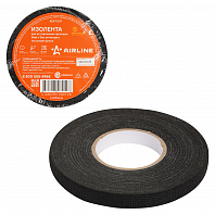 Изолента для жгутирования проводки 9 мм*15 м, антискрип, на осн. флиса