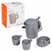 Чайник автомобильный 12В серый пластик