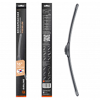 Щетка стеклоочистителя бескаркас PREMIUM 400мм (16") 5 адаптеров