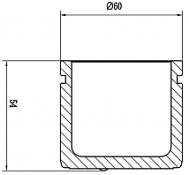Поршень суппорта для автомобилей Geely Tugella (19-) / Knewstar 001 (24-) передний d=60мм