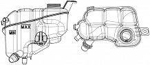 Бачок расширительный охлаждающей жидкости для а/м LR Range Rover Evoque (11-) 2.0i/2.2D