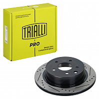 Диски тормозные для автомобилей Nissan Qashqai (06-)  /  X-Trail T31 (07-) задние d=292 PRO (перфорированные / слотированные / окрашенные)