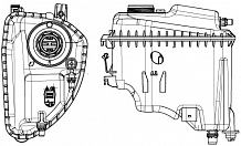 Бачок расширительный охлаждающей жидкости для а/м BMW X6 (G06) (18-)/X7 (G07) (19-)/7 (G11) (15-)