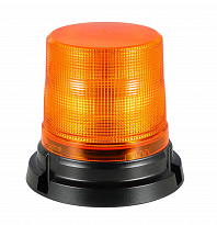 Маяк проблесковый светодиодный PRO, 24Вт, 24LED, 12/24В, 7 режимов, болтовое крепление, проводное подключение, D-130мм, H-122мм